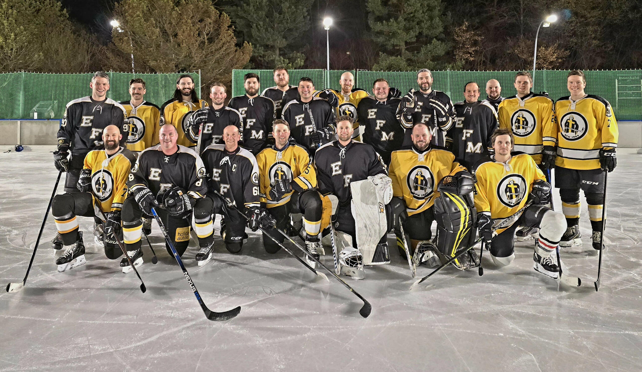 Eishockey Team Foto EFM 1984